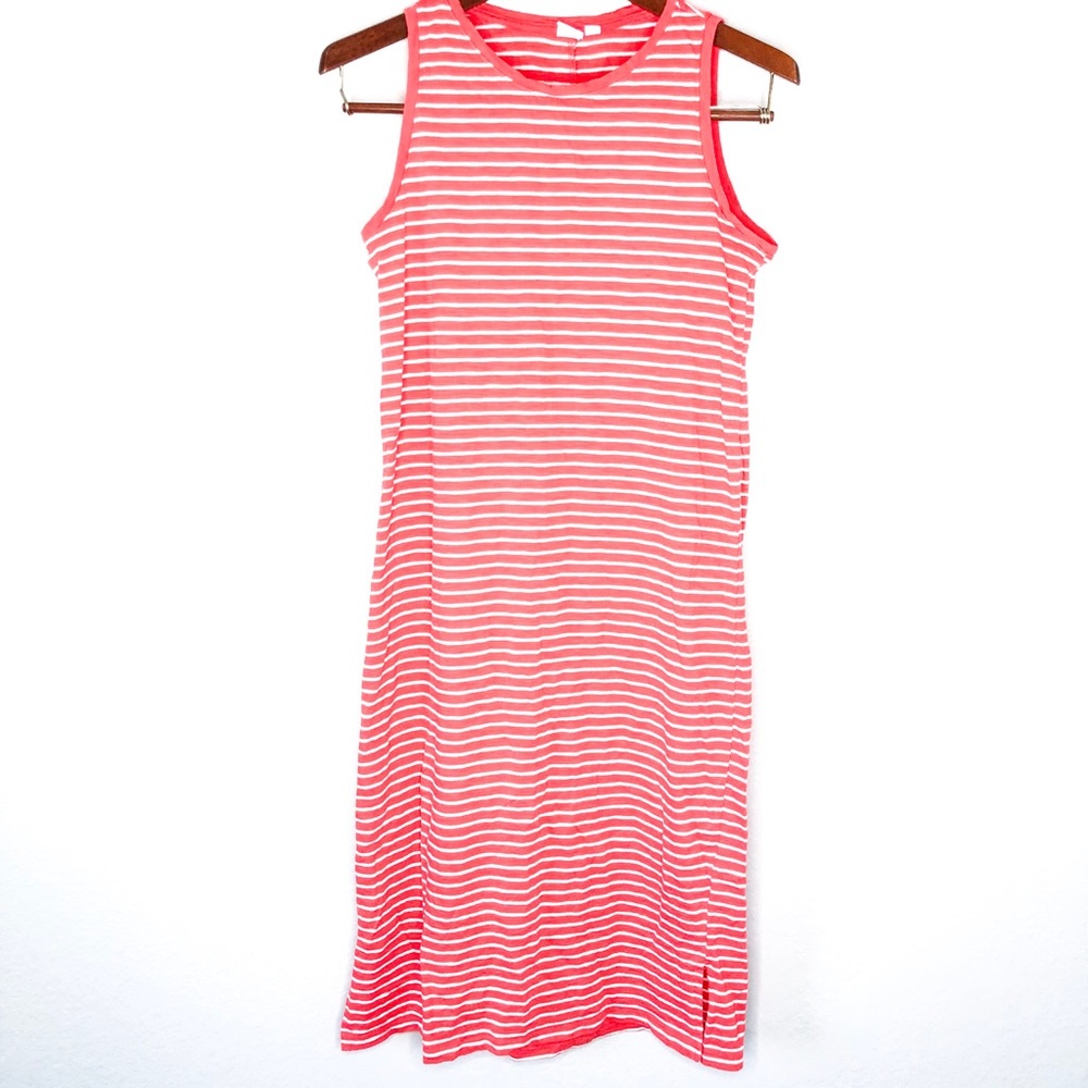 Gap Red & White Striped Dress